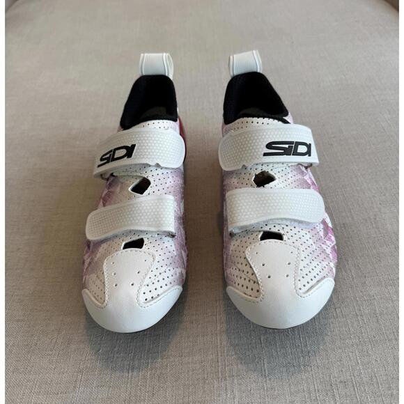 Sidi T-5 Women’s AIR Triathlon Cycling Shoes White Size 39 - Picture 5 of 8